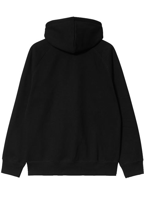 hooded chase jacket men black in cotton CARHARTT WIP | I03366400F.XX